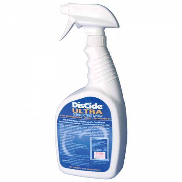 875SP-DisCide® Ultra Quart-Spray-Disinfectant-Disinfecting